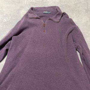 Polo Ralph Lauren Purple Zip Up Sweater. 2XB!